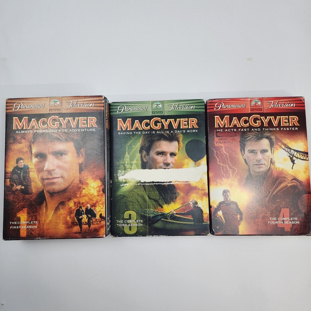 Macgyver Season 1 , 3, 4, DVD Set TV show - Picture 5 of 6